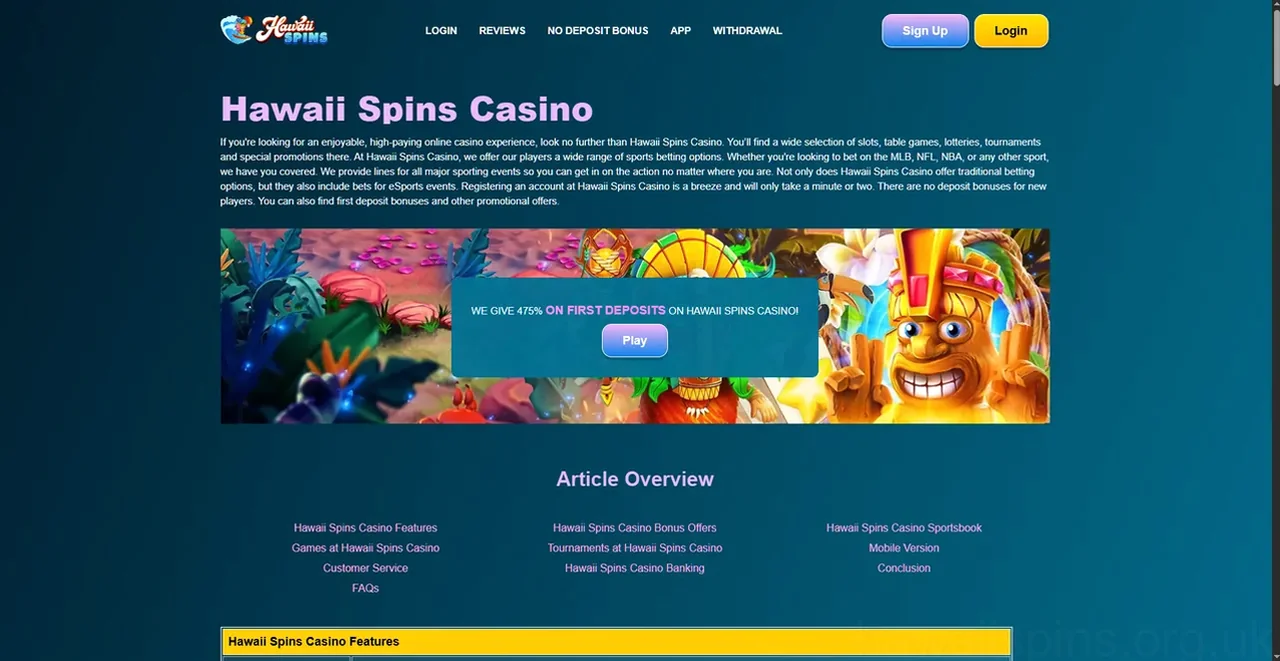 Hawaiispins Casino Casino
